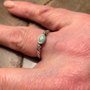 Sterling silver and turquoise ring